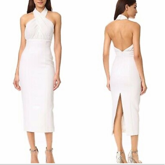 Misha Collection Vedette Halter Open back white - Picture 3 of 4